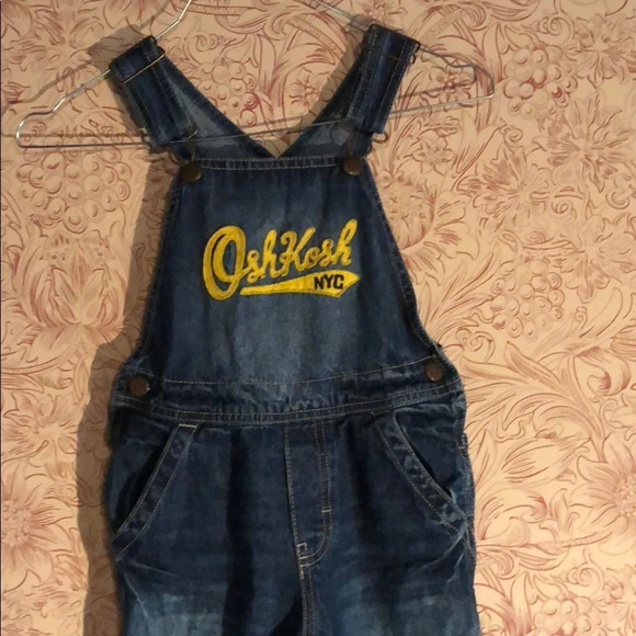 Osh Kosh NYC denim overalls girls size 5 - Picture 3 of 4